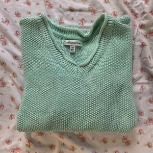 Croft & Barrow, size XS, knitted sweater, V Neck